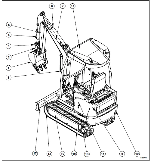 Fiat Kobelco E16 E18 Mini Crawler Excavator Service Repair Workshop Manual Download - Image 4