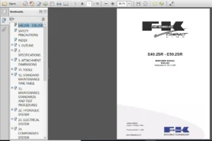 Fiat Kobelco Service E40 2sr E45 2sr Evolution Shop Manual Excavator Workshop Repair Book - DOWNLOAD
