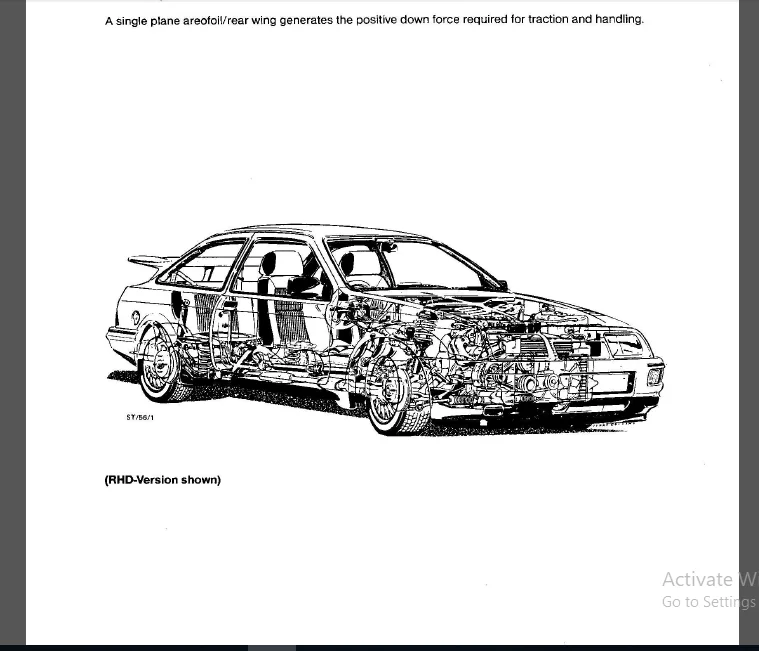 Ford Sierra Rs Cosworth 1985-1987 Workshop Manual - PDF DOWNLOAD - Image 3
