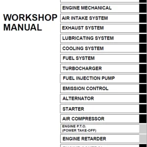 Hino J05d ti And J05e ti Service Repair Manual - PDF Download