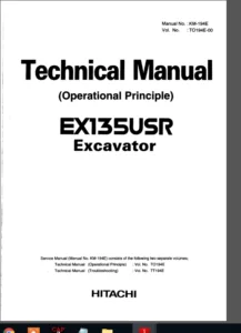 Hitachi EX135USR Excavator Shop Manual - PDF