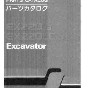 Hitachi Ex220 3 Ex220lc 3 Excavator Parts Catalog Manual - PDF Download