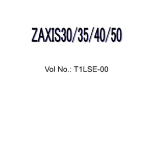 Hitachi Zaxis 30 35 40 45 Excavator Shop Manual - PDF Download