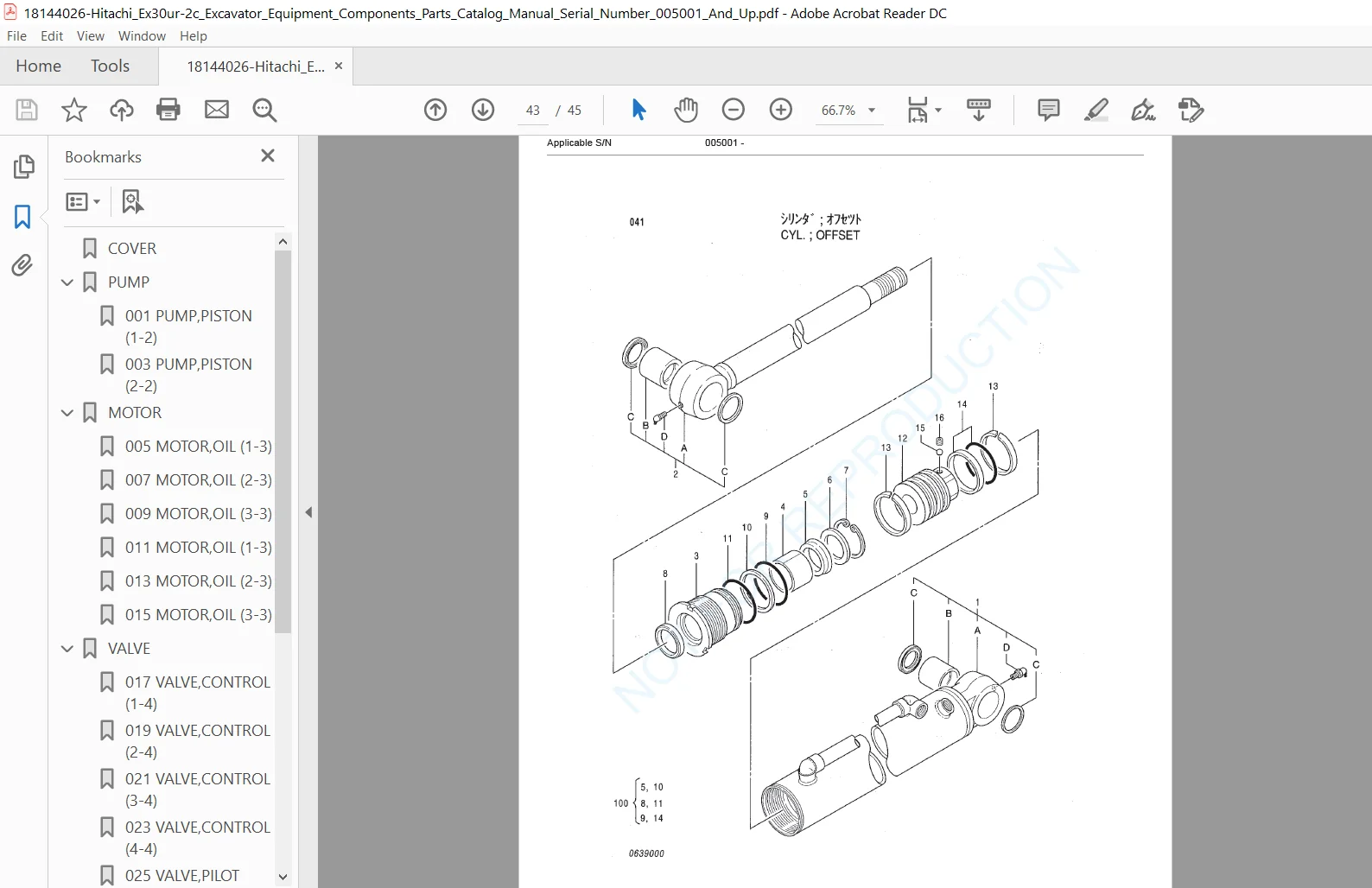 Hitachi Ex30ur-2c Excavator Equipment Components Parts Catalog Manual - PDF DOWNLOAD - Image 4