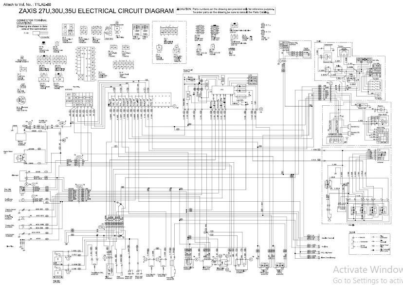 Hitachi Zaxis 27u 30u 35u Excavator Service Repair Manual SN 007001 & UP Download - Image 3