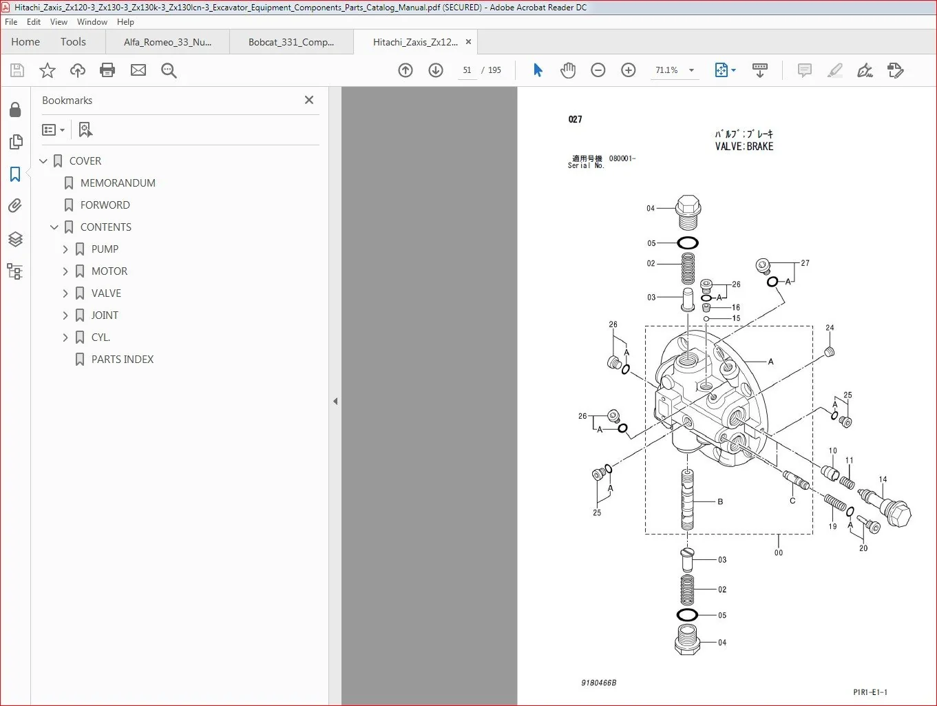 Hitachi Zaxis Zx120 3 Zx130 3 Zx130k 3 Zx130lcn 3 Excavator Equipment Components Parts Catalog Manual - PDF DOWNLOAD - Image 2