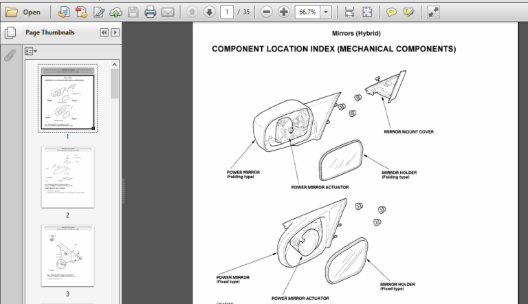 Honda Civic Hybrid 2003-2005 Service Repair Manual - PDF DOWNLOAD ...