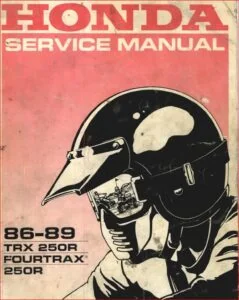 Honda Trx250r Fourtrax Service Repair Manual 1986-1989 Instant Download