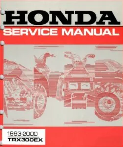 Honda Trx 300ex Service Manual Repair 1993-2000  Trx 300ex - PDF DOWNLOAD