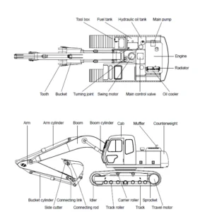 Hyundai R160lc 3 Crawler Excavator Workshop Service Manual - PDF Download