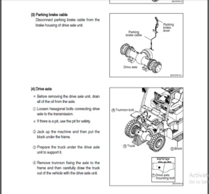 Hyundai 35l 40l 45l 50l 7a Forklift Truck Service Repair Workshop Manual Download