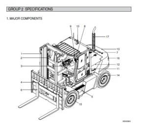 hyundai 80d 9 forklift truck service repair manual - PDF Download