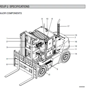hyundai 80d 9 forklift truck service repair manual - PDF Download