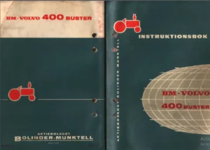 Instruktionsbok Volvo Bm 400 Buster - PDF DOWNLOAD