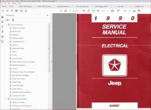 Jeep Vehicles Chrysler Motors 1990 Service Manual - PDF DOWNLOAD