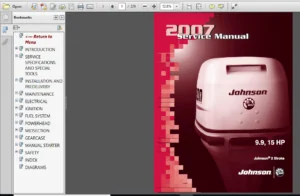 Johnson 9hp-15hp 2 Stroke Outboard Shop Manual 2007-2009 - PDF Download