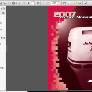 Johnson 9hp-15hp 2 Stroke Outboard Shop Manual 2007-2009 - PDF Download