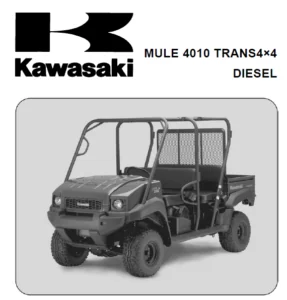 KM44SMOM Kawasaki Mule 4010 4x4 Kaf950g Service Manual - PDF DOWNLOAD