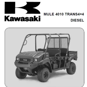 KM44SMOM Kawasaki Mule 4010 4x4 Kaf950g Service Manual - PDF DOWNLOAD