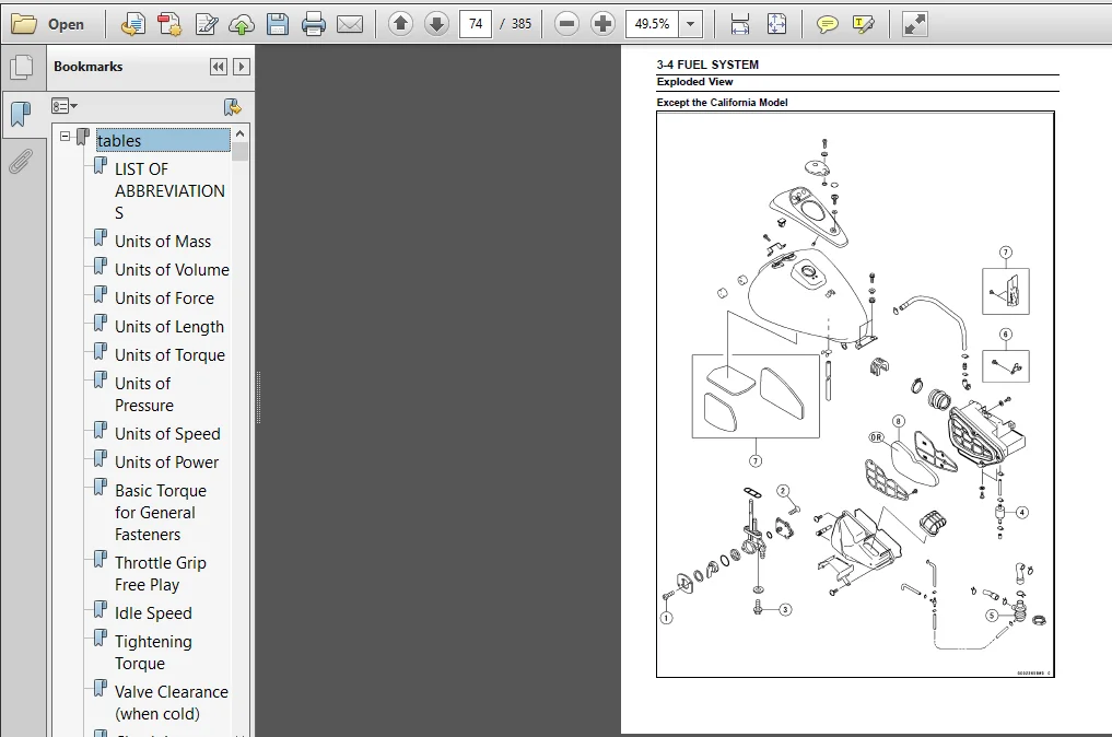 Kawasaki Bn125 1998-2007 Workshop Repair Service Manual - Pdf - Image 4