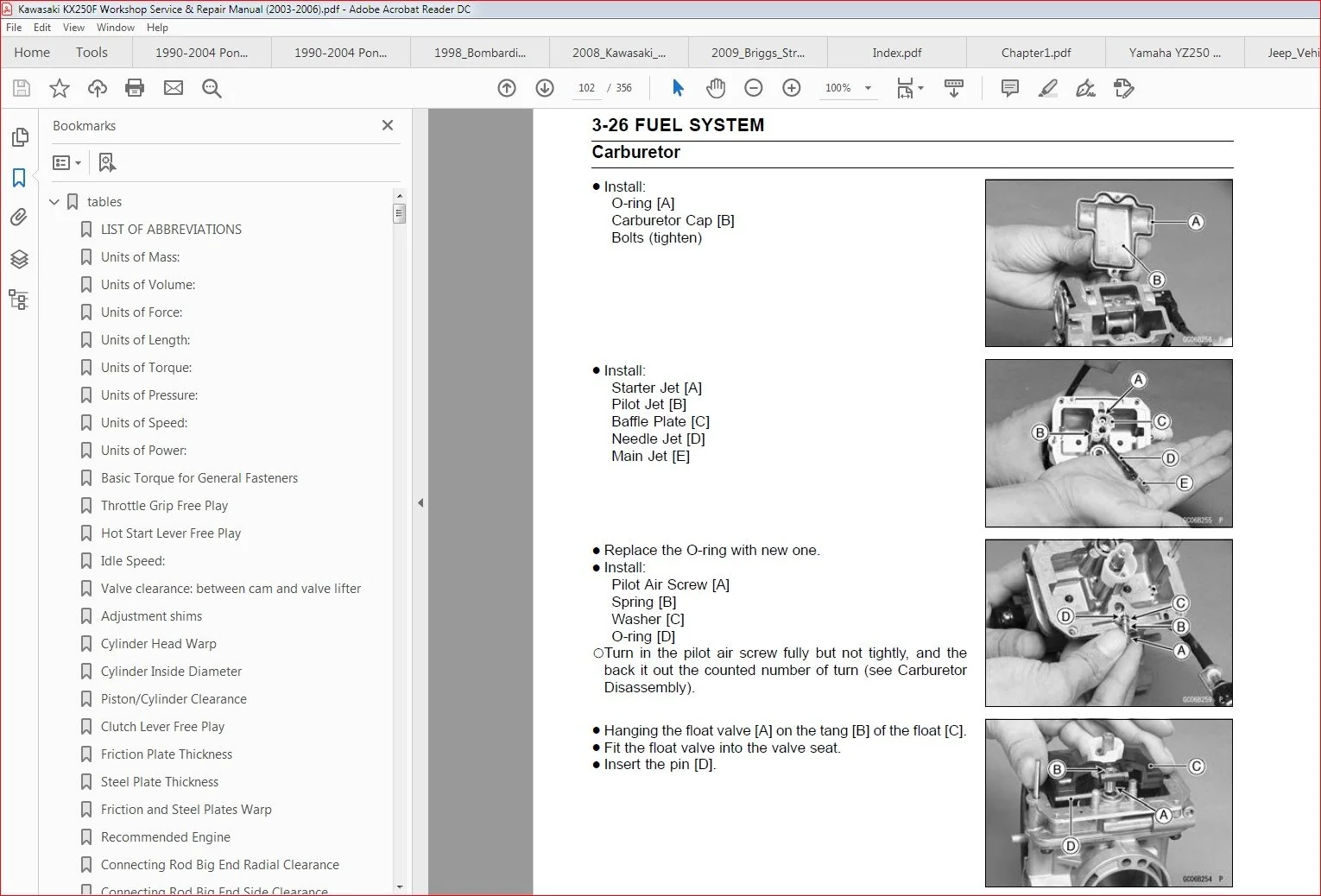 Kawasaki Kx250f Workshop Service Repair Manual 2003-2006 - PDF DOWNLOAD - Image 5