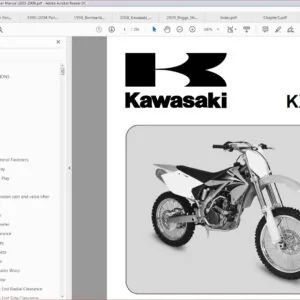 Kawasaki Kx250f Workshop Service Repair Manual 2003-2006 - PDF DOWNLOAD