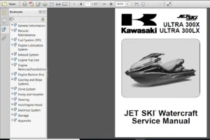 Kawasaki Ultra 300x Ultra 300lx Jet Ski Watercraft Service Repair Manual 2011-2013 - PDF DOWNLOAD