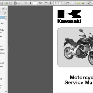 Kawasaki Versys 2009 Full Service Repair Manual - PDF DOWNLOAD