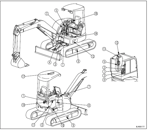 Komatsu Pc27mr 2 Pc35mr 2 Galeo Hydraulic Excavator Operation Maintenance Manual Download SN 15001 & 5566 - PDF DOWNLOAD - Image 3