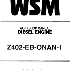 Kubota Z402 b Diesel Engine - HeyDownloads - Manual Downloads