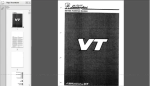 Lamborghini Diablo Vt 1993-1998 Workshop Service Manual - PDF DOWNLOAD