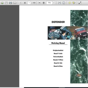 land rover defender tdi td5 service repair manual 1996-2002 - PDF Download