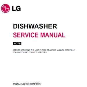 Lg Dishwasher Repair Manual Model Lds4821st - PDF DOWNLOAD