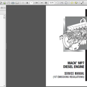 Mack MP7 Diesel Engine Shop Manual - PDF Download