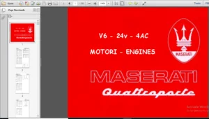 Maserati 1994-2001 Quattroporte Iv Biturbo V6-24v-4ac 2000-2800 Engine Workshop Repair Service Manual 10102 Quality - PDF Download