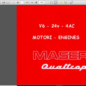 Maserati 1994-2001 Quattroporte Iv Biturbo V6-24v-4ac 2000-2800 Engine Workshop Repair Service Manual 10102 Quality - PDF Download