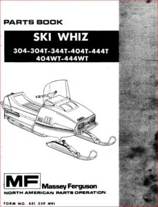 Massey Ferguson Mf 304 304t 344t 404t 444t 404wt 444wt Ski Whiz Parts Manual 651339m91 - DOWNLOAD