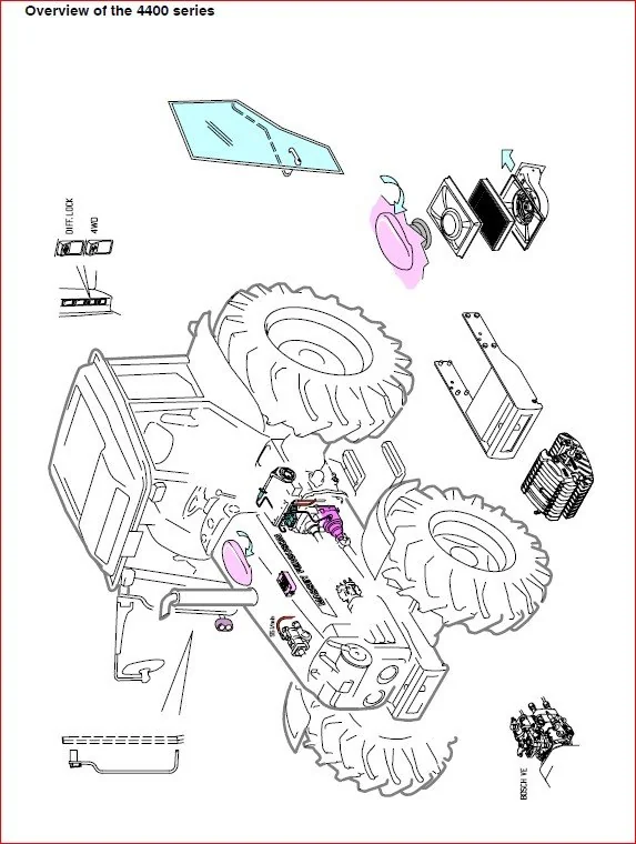Massey Ferguson Service Mf 4400 Series Mf 4435 Mf 4445 Mf 4455 Complete Tractor Workshop Manual - PDF DOWNLOAD - Image 2