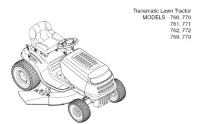 Mtd Transmatic Lawn Tractor 760 To 779 Parts Manual - PDF