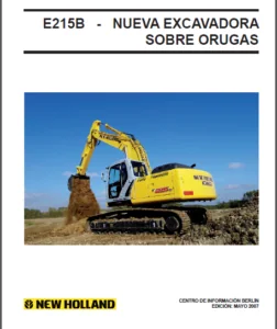 New Holland E215b Excavator Wiring Diagrams Manual In Spanish - PDF DOWNLOAD