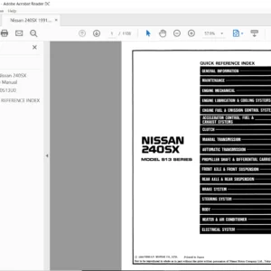 DOWNLOAD Nissan 200sx 1979-2002 Service Repair Manual -  PDF