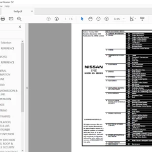 Nissan 370Z  Coupe 2009-2016  Service Repair Manual - PDF Download