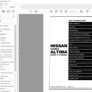 Nissan Altima 1993-2016 Service Repair Manual - FREE PDF Download