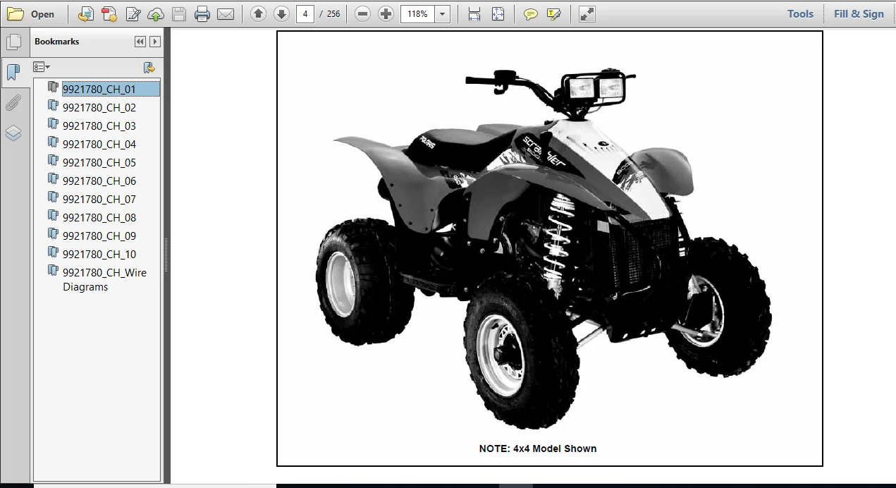 Polaris Scrambler 500 2008 2009 Repair Service Manual - PDF DOWNLOAD - Image 3