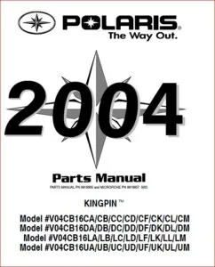 Polaris Victory Kingpin Motorcycle Parts Manual 2004 - PDF DOWNLOAD