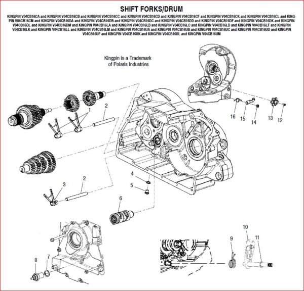 2004 victory kingpin parts