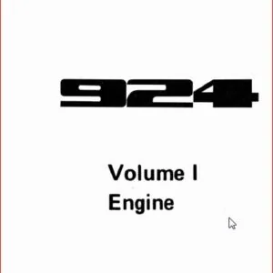 Porsche 924 Carrera Gt 1981 Service Repair Manual - PDF DOWNLOAD