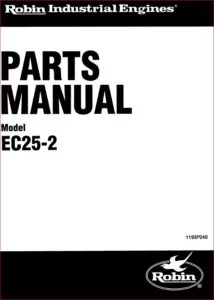 Robin Ec25 2 Parts Manual - PDF DOWNLOAD