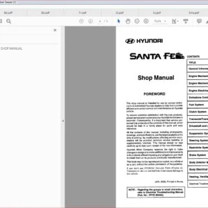 SANTA FE 2000 Service Manual - PDF DOWNLOAD