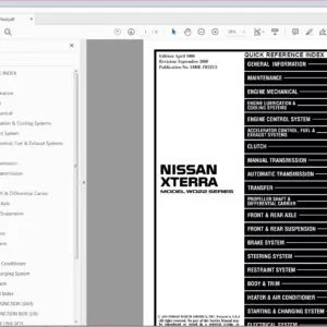 2000 Nissan Xterra Service Manual - Pdf Download